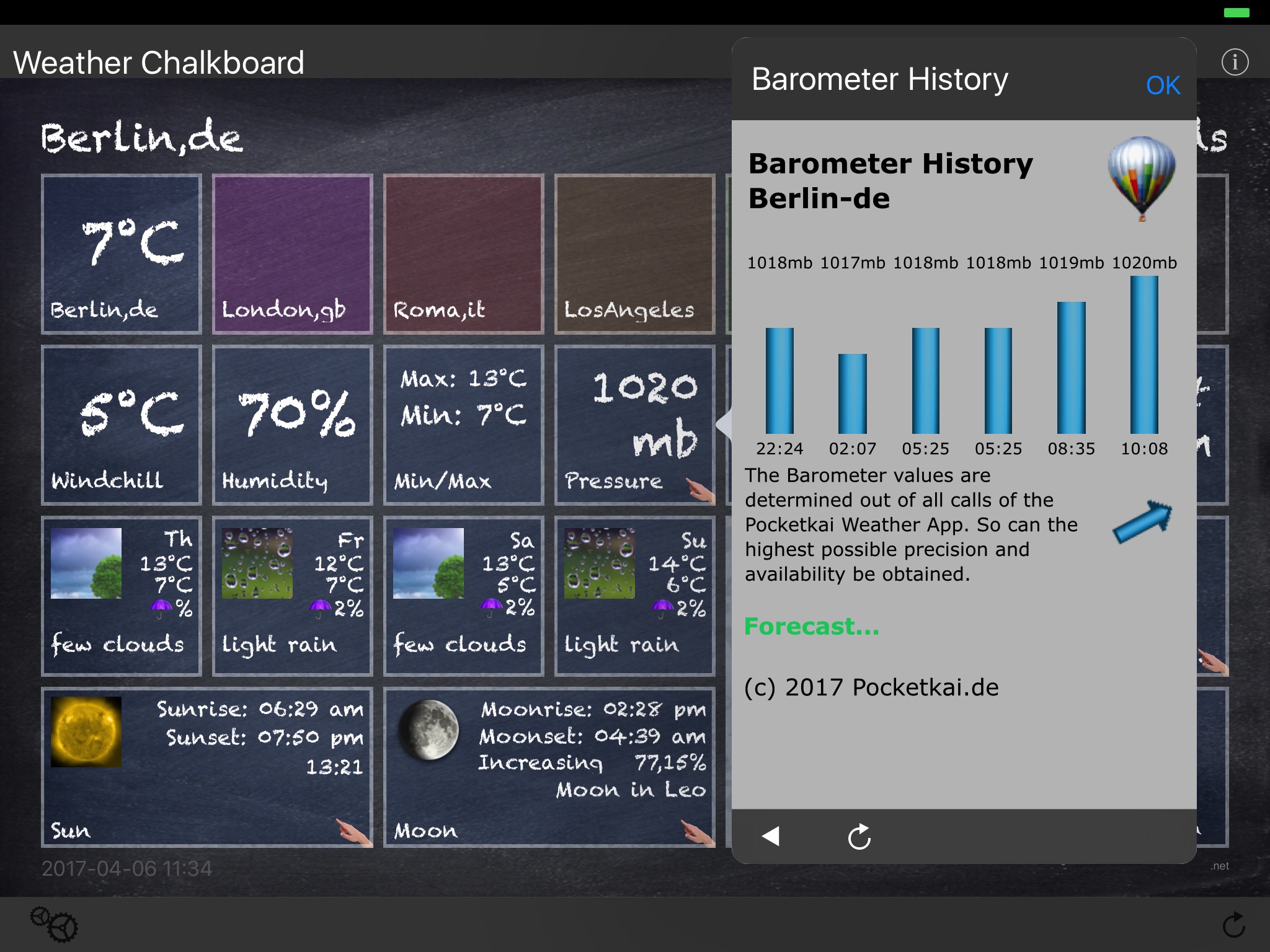 Weather Chalkboard screenshot 2