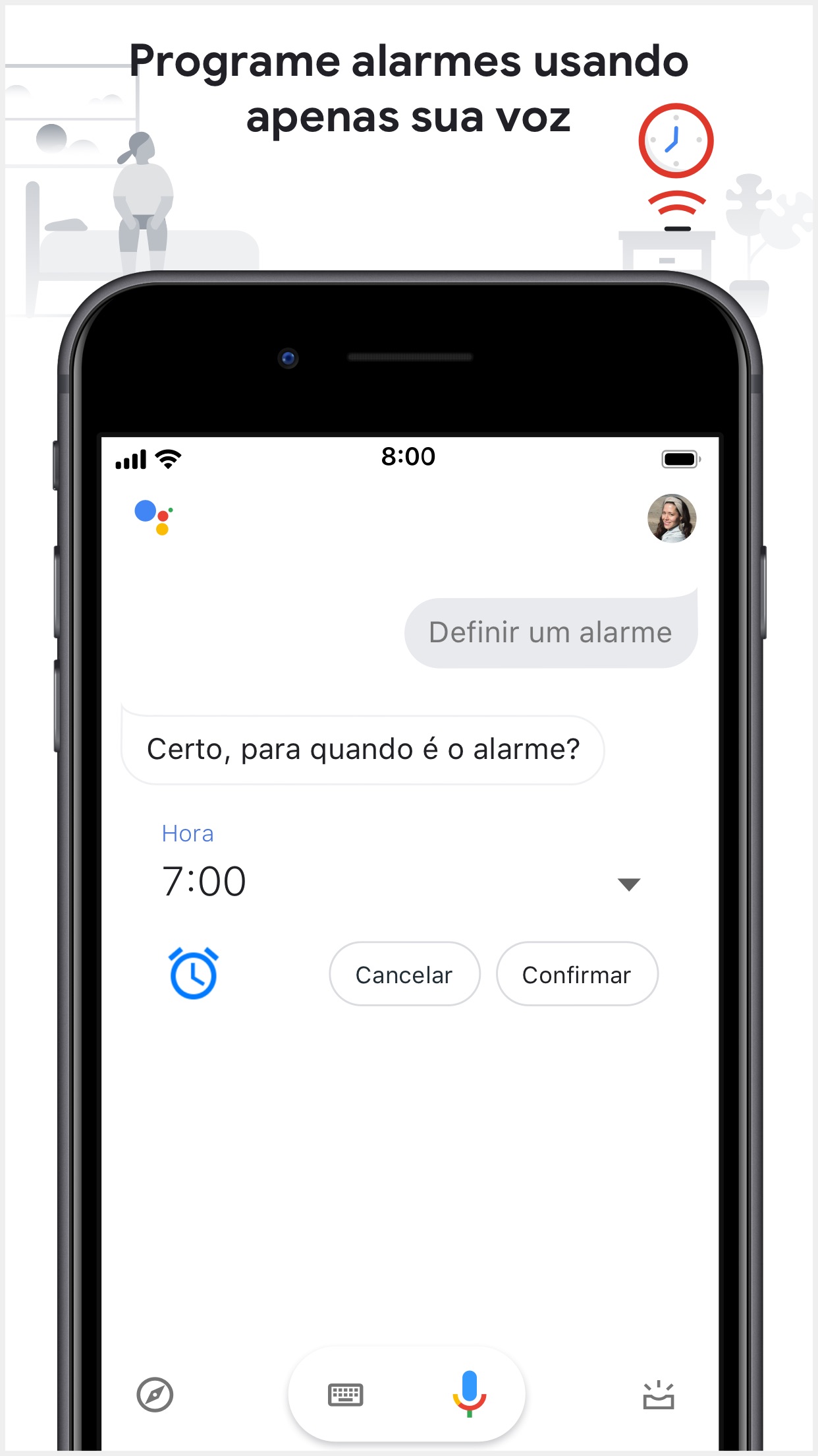 Screenshot do app Google Assistente