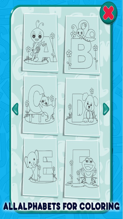 Letters Kids Coloring Book