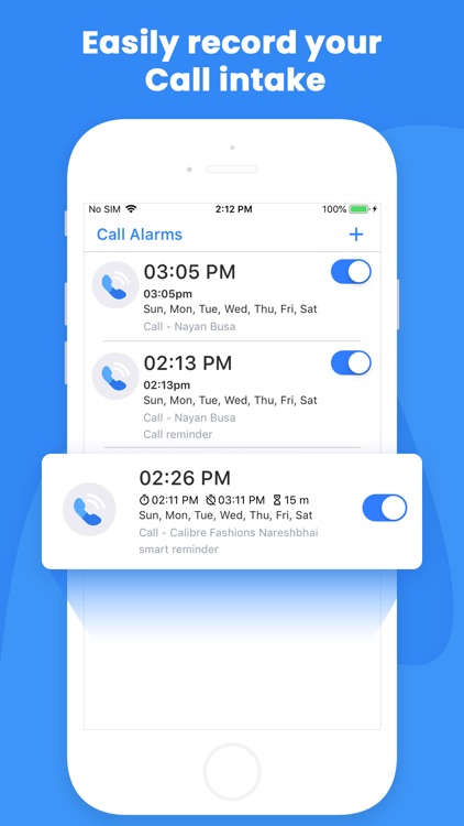Call Remainder:Alert Scheduler
