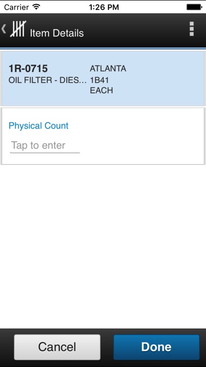 IBM Maximo Physical Count