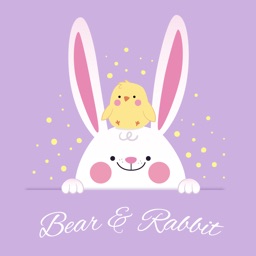 Bear Rabbit Stickers