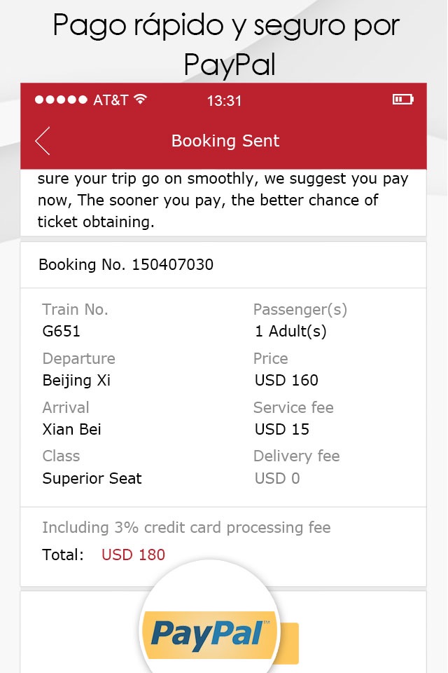 China Train Booking screenshot 4