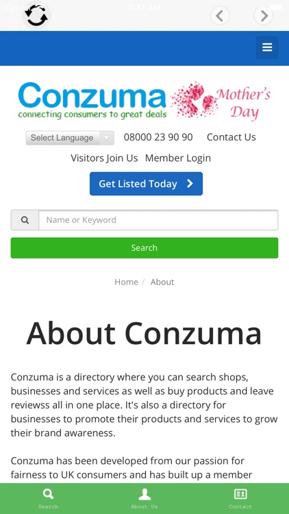 CONZUMA APP