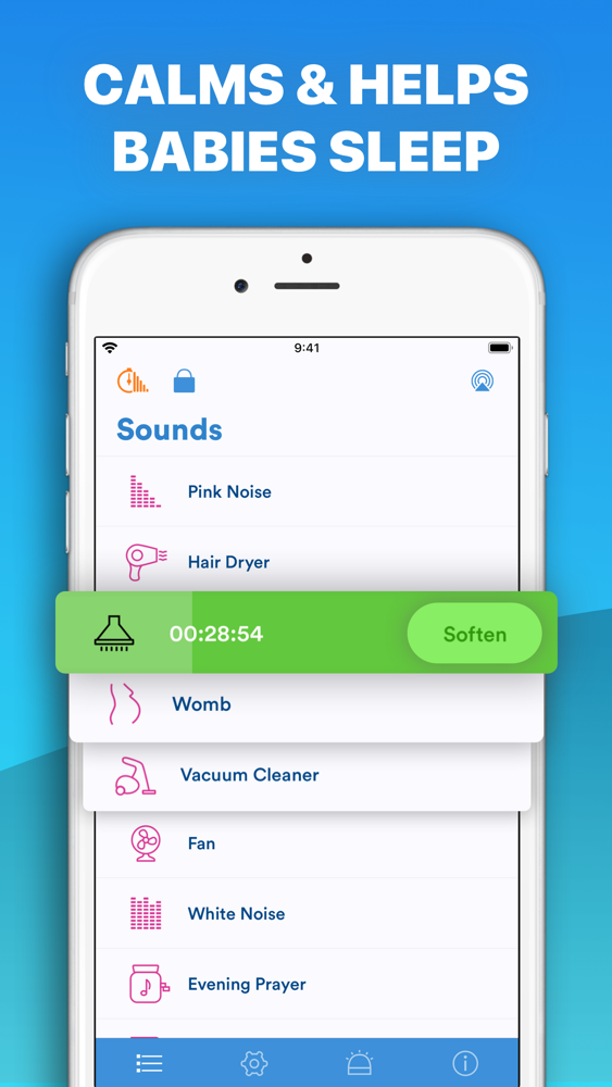 Hushr White Noise For Babies App For Iphone Free Download