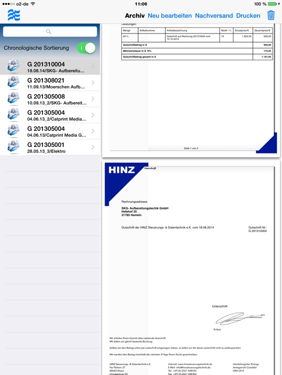 MEiAPPS Quittungsblock screenshot-3