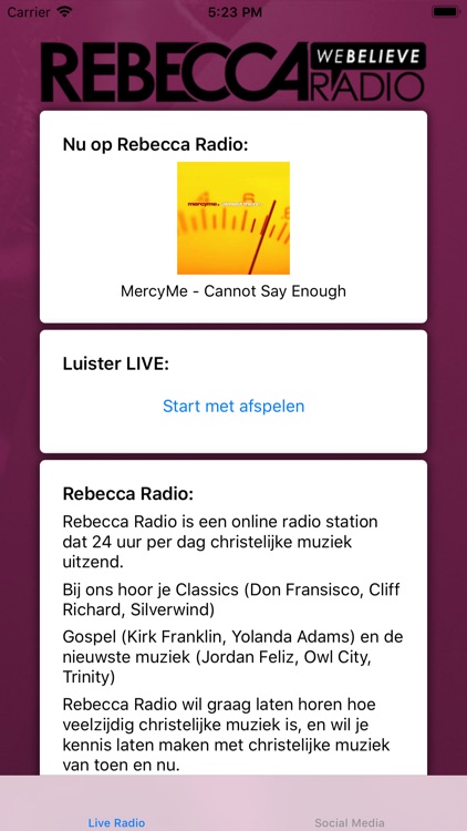 Rebecca Radio