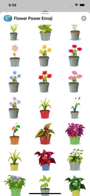 Flower Power Emoji Stickers(圖4)-速報App