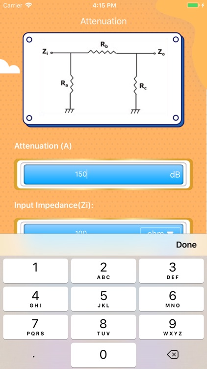 Attenuation-Help calculate