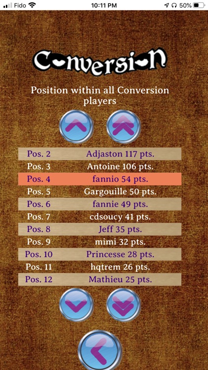 Conversion Game Companion App