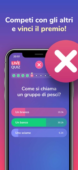 Live Quiz - Vinci Premi Veri(圖4)-速報App