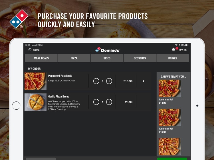 Domino's Pizza for iPad screenshot-3