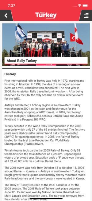 Rally Turkey 2019(圖3)-速報App