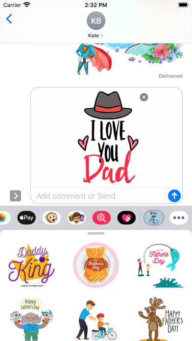 My Dear Father's Day Stickers screenshot 3