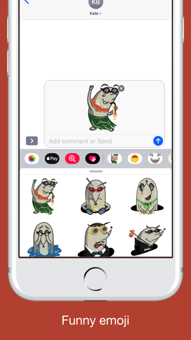 Mole Emoji & Stickers screenshot 3