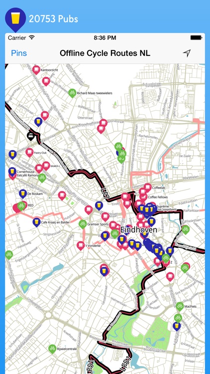 Offline Cycle Maps Netherlands screenshot-4