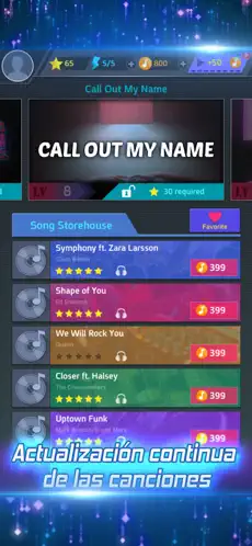 Captura 1 Tap Tap Music-Pop Songs iphone