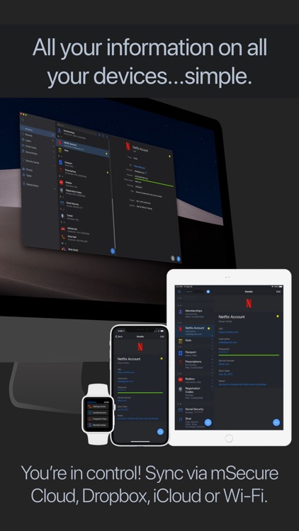 Password Manager - mSecure screenshot-4