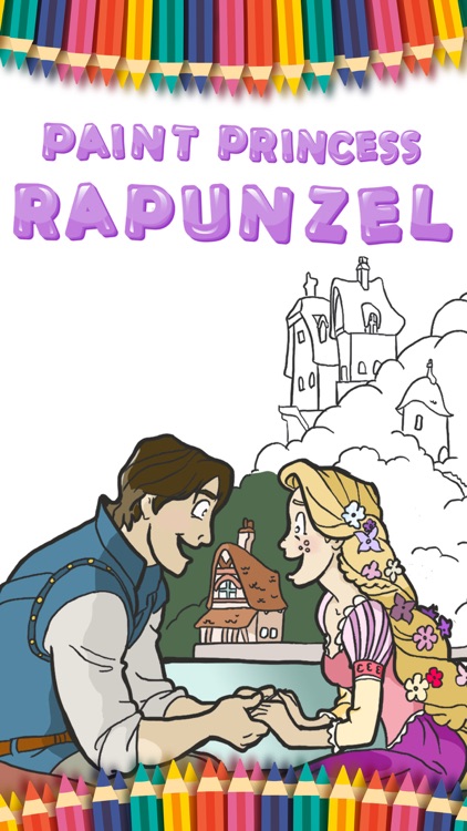 Paint Princess Rapunzel