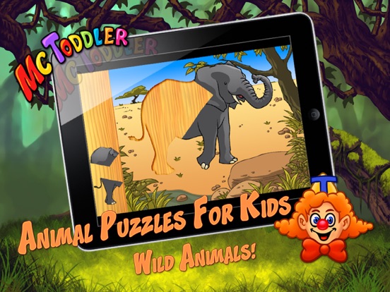 子供や幼児のための動物のパズルは - 野生動物パズルを形成のおすすめ画像3