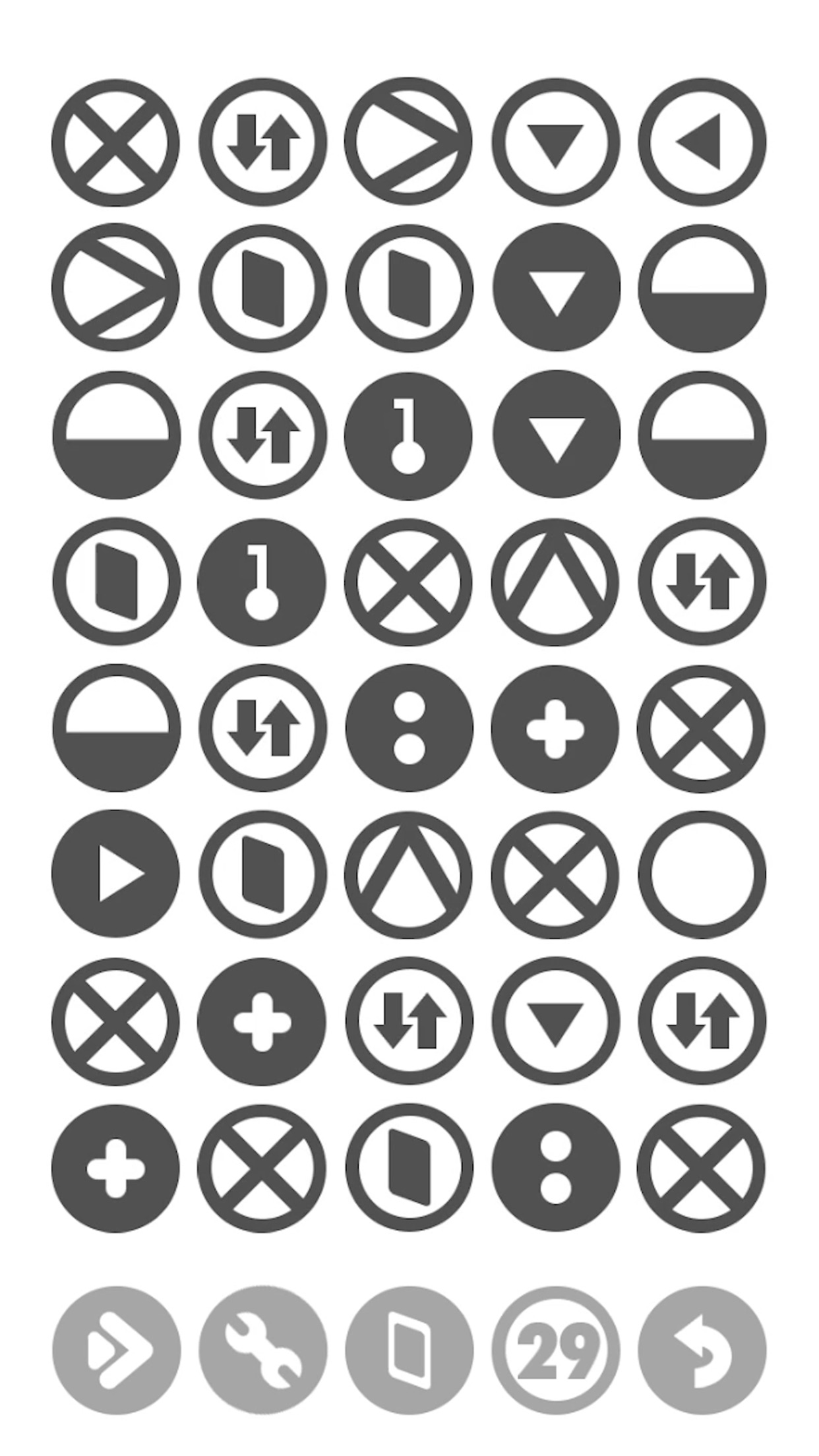 Screenshot do app DOX: A Puzzle Game