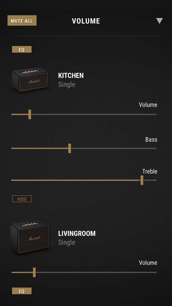 marshall multi room app