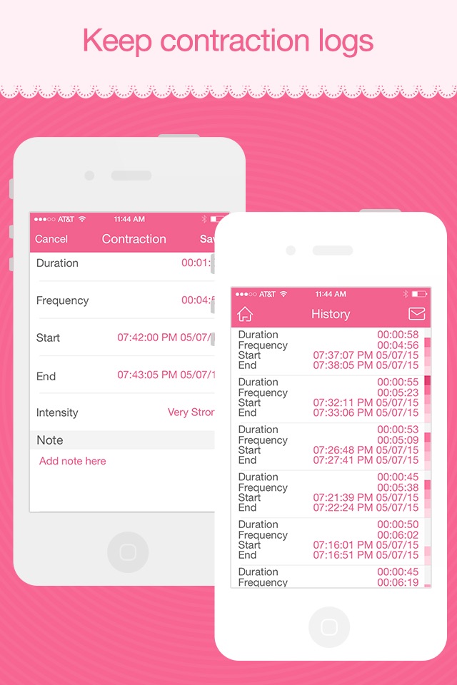 Contraction Monitor Pro screenshot 3