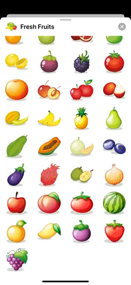 Game screenshot Healthy Fruit Berry Stickers apk