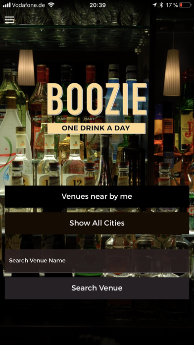 How to cancel & delete Boozie - Venues & Drinks A Day from iphone & ipad 1