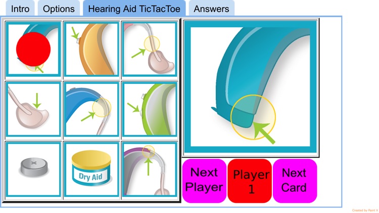 Hearing Aid TicTacToe