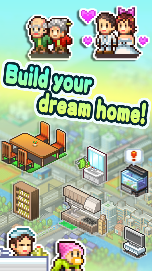 House days. Дрим Хаус дей. Kairosoft Dream House Days. Dream House Day как играть. Dream House Days все прически.