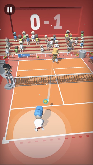 Fun Tunnis 3D - تحدي التنس screenshot 2