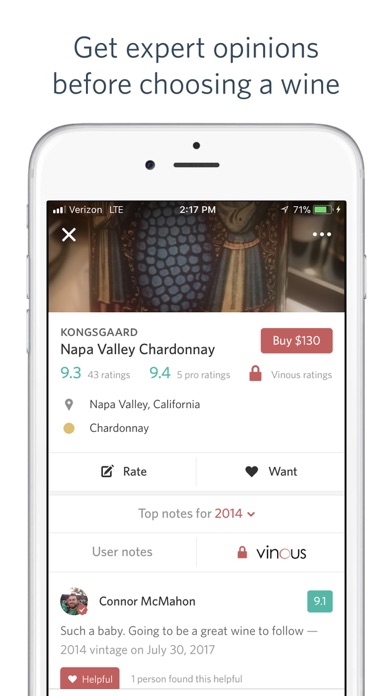 Delectable Wines - Wine Scanner, Ratings & Reviews screenshot