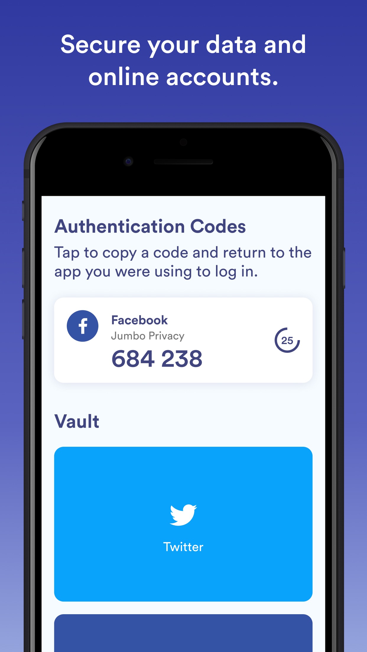 Screenshot do app Jumbo: Privacy + Security