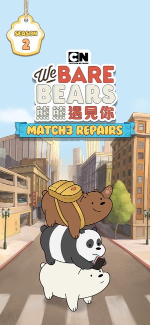 We Bare Bears Match3 Repairs