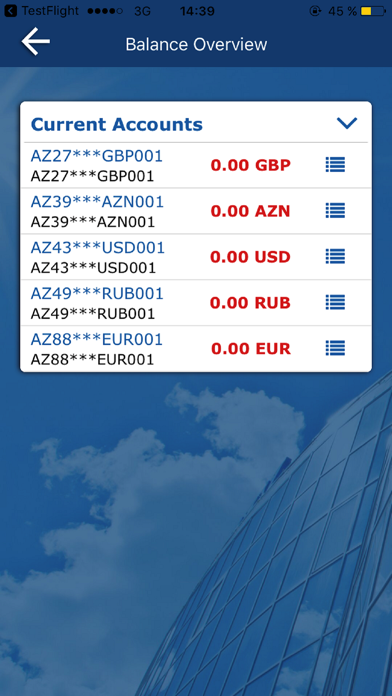 VTB Azerbaijan mobile screenshot 3