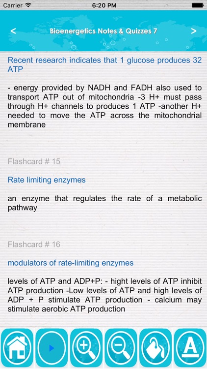 Bioenergetics Exam Review App