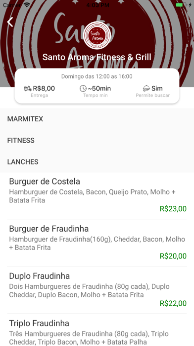 Marmita Já Delivery de comida screenshot 2