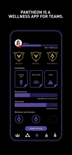 Captura 1 Pantheon - Team Fitness iphone