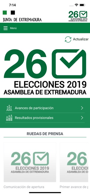 Elecciones Extremadura 2019