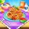 Make yummy food in your pasta kitchen restaurant: kids cooking game 