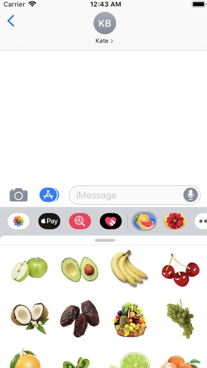 Fruits- Emoji Stickers