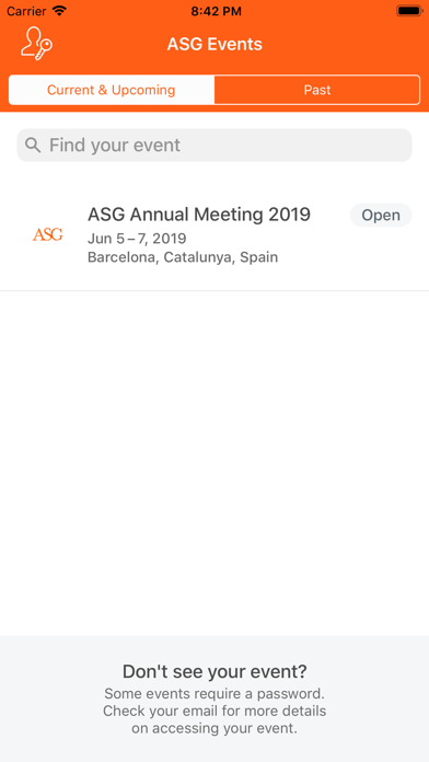 How to cancel & delete ASG Events from iphone & ipad 1