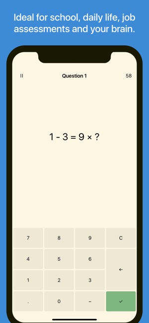 Mental Math - Arithmetic Tests(圖4)-速報App