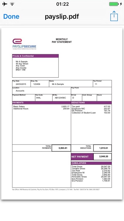 EPayslip Secure screenshot-4