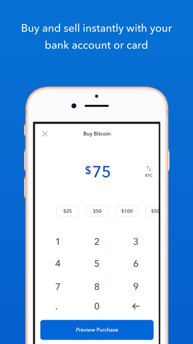 Coinbase - Bitcoin Wallet screenshot