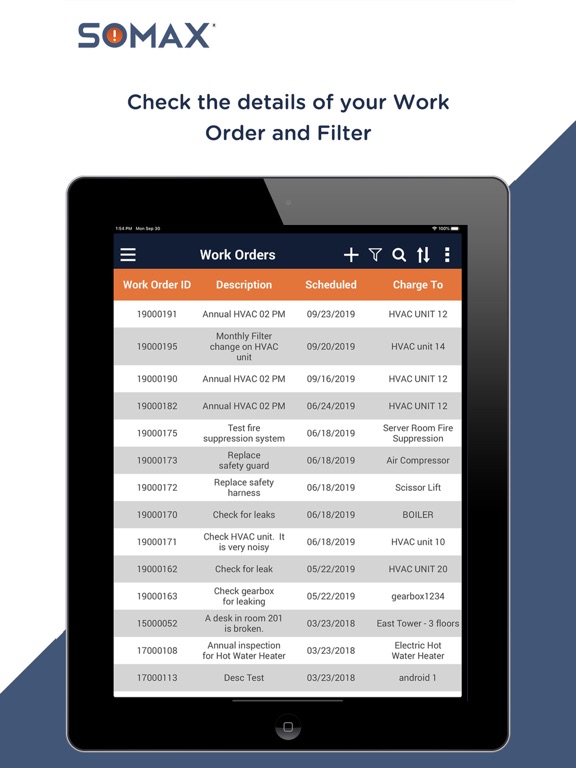 Screenshot #5 pour SOMAX CMMS