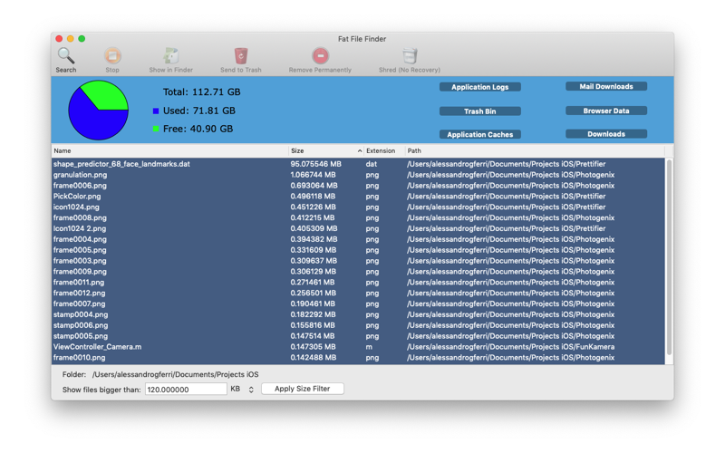 Fat File Finder screenshot 4