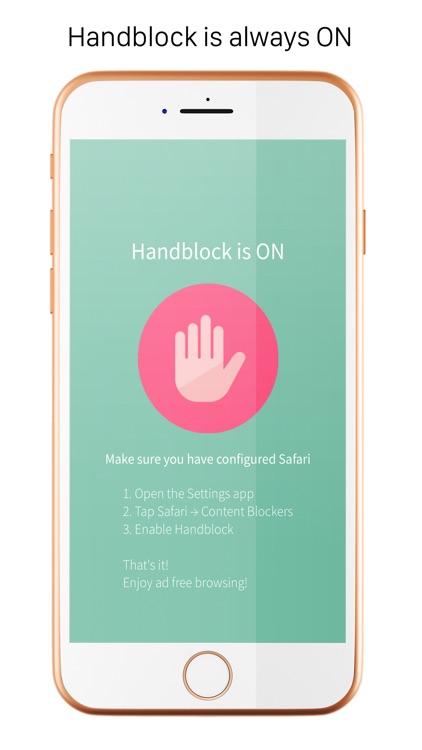 Handblock - Block Safari ads screenshot-3