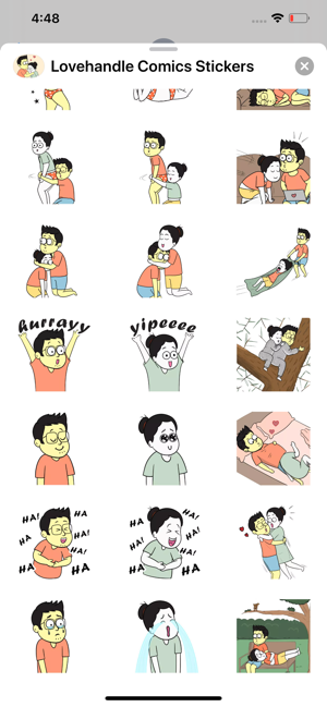 Lovehandle Comics Stickers(圖4)-速報App